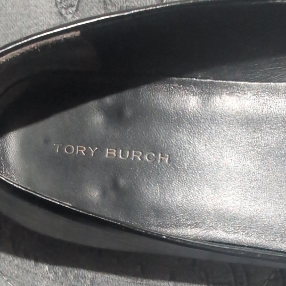 Tory Burch Black Leather Loafers - Picture 3 of 3